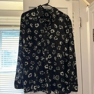 Lauren button down blouse.